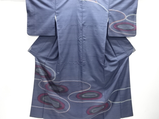 JAPANESE KIMONO / HOMONGI / FUSHI TSUMUGI / ABSTRACT PATTERN 